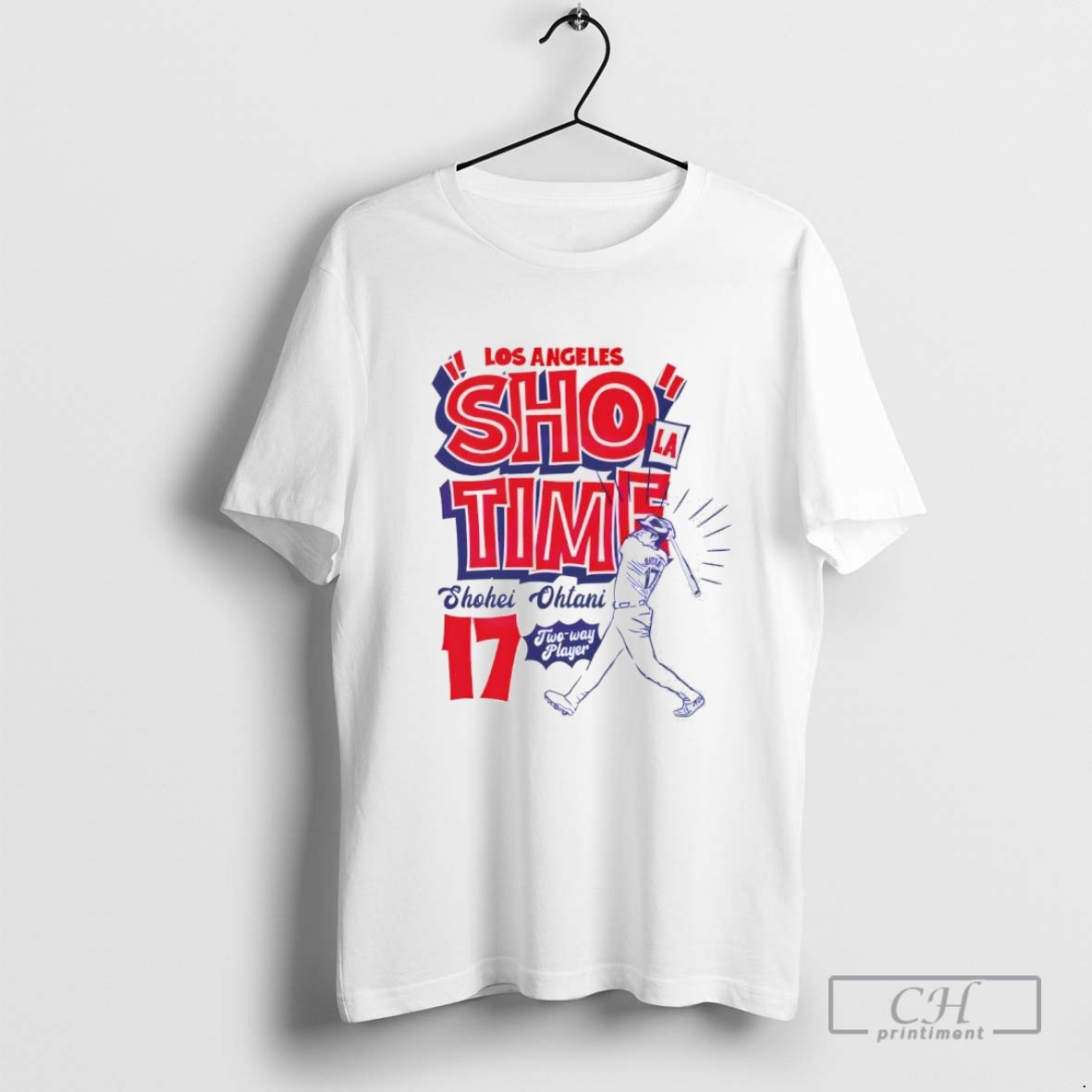 Shohei Ohtani Los Angeles Dodgers Shotime Two Way Player T Shirt