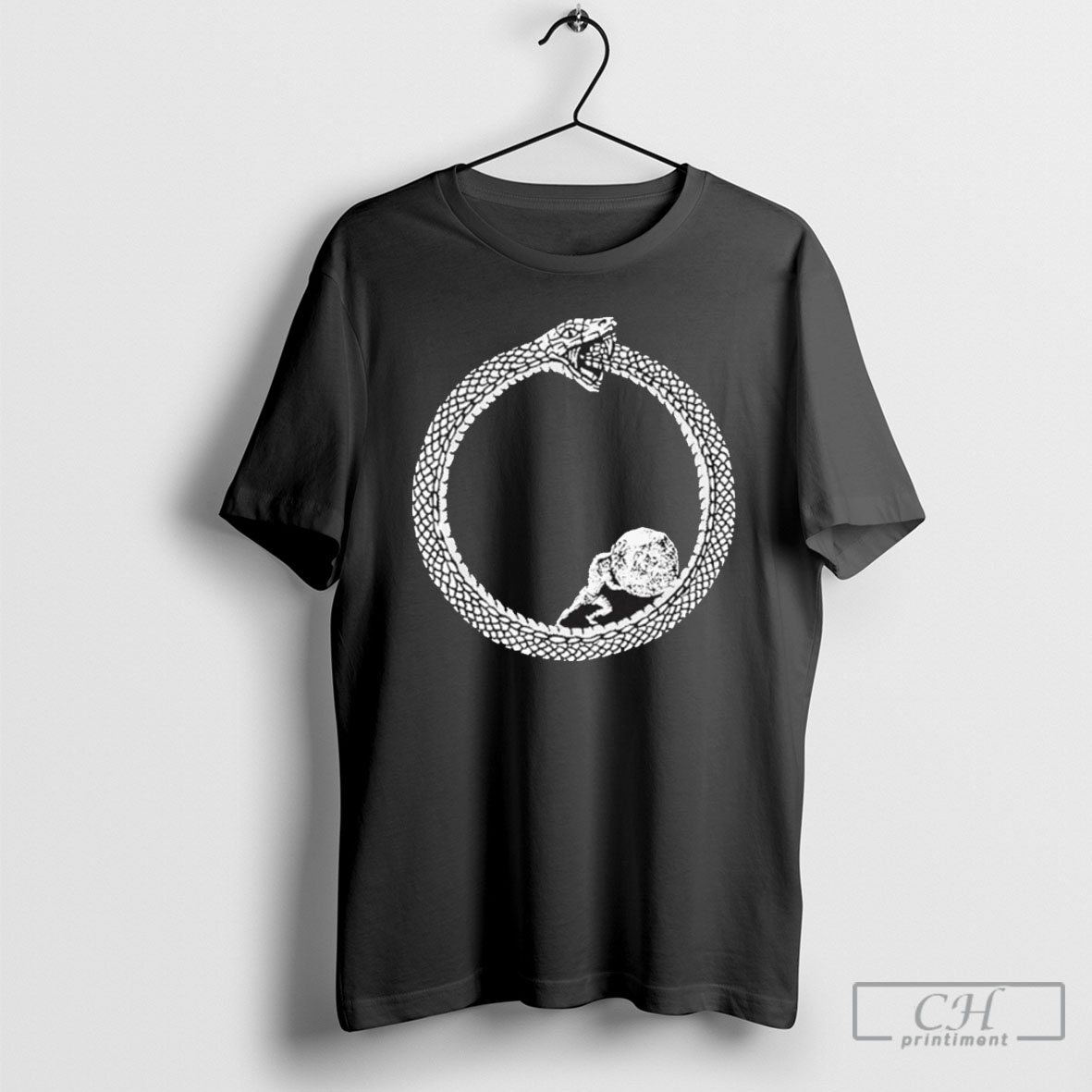 Sisyphus In An Ouroboros Snake Shirt Tee