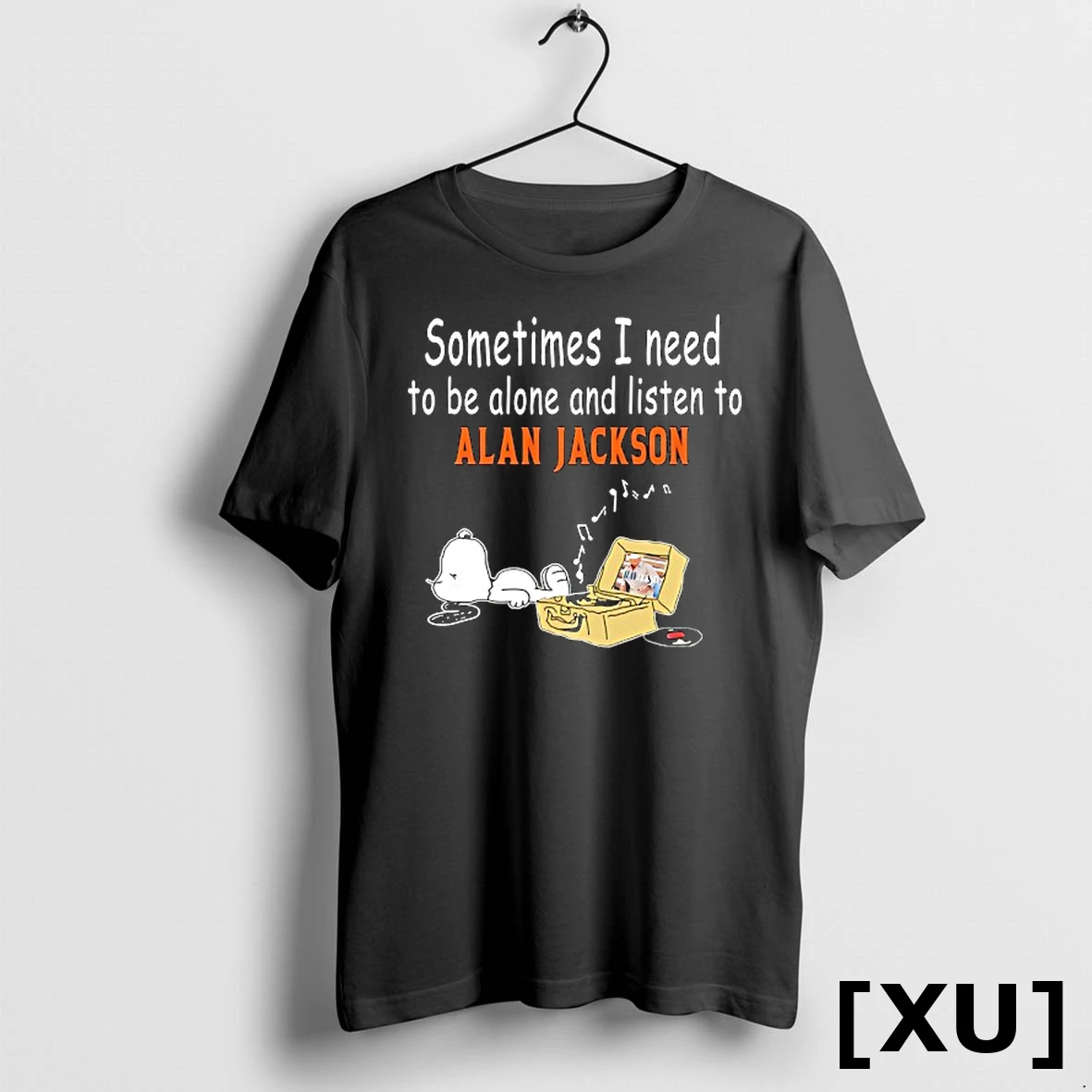 Snoopy Sometimes I Need To Be Alone And Listen To Alan Jackson Tshirts Sweater Hoodie