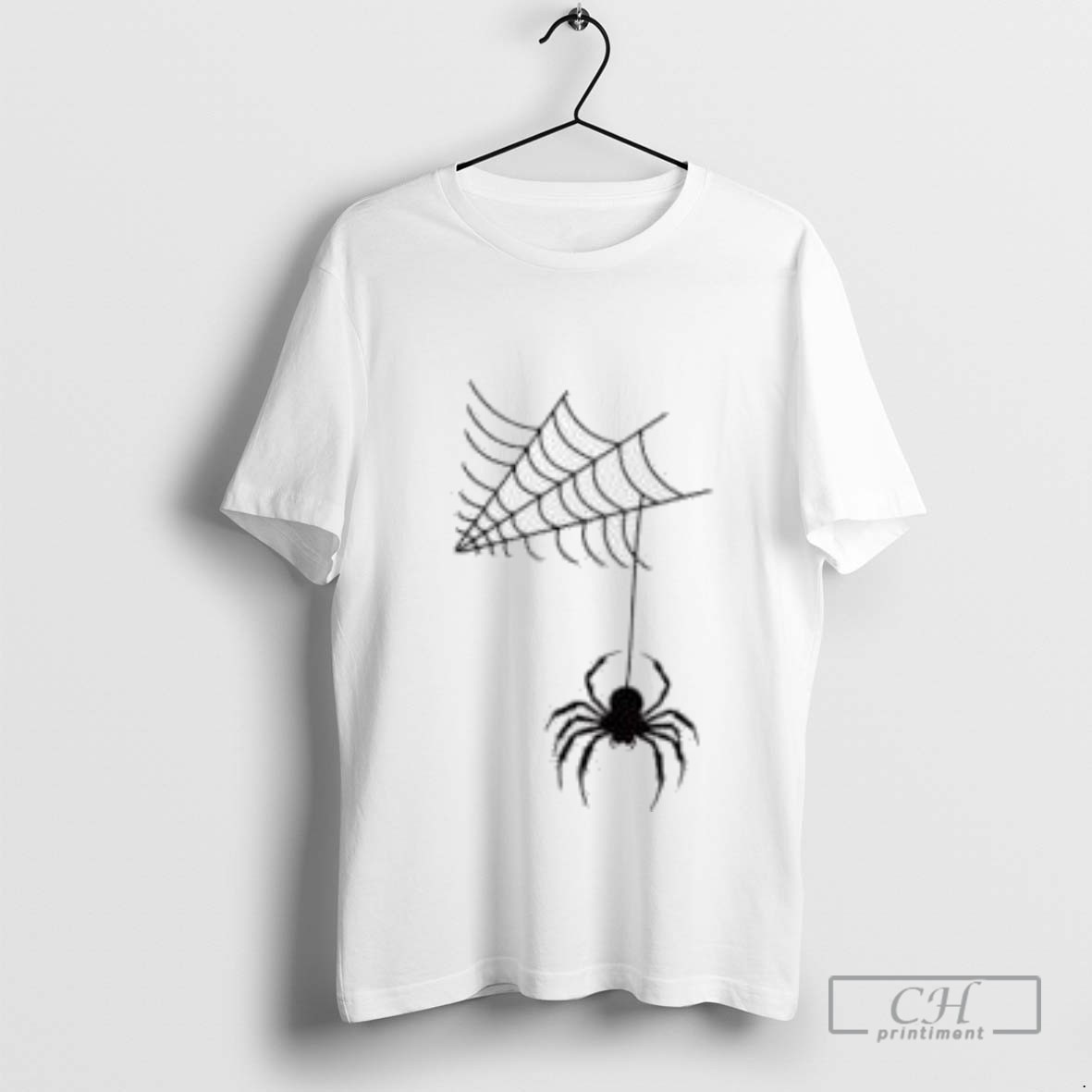 Spider Pocket Logo T Shirt