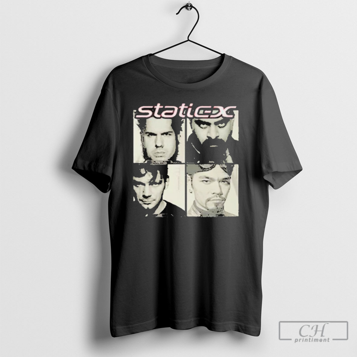 Static X Wdt Square Faces Shirt