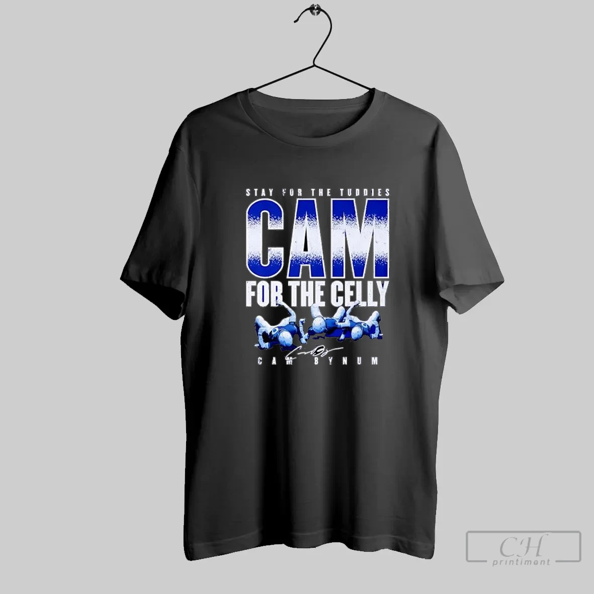 Stay For The Tuddies Cam For The Celly Bynum Football Player Graphic T Shirt Shirt