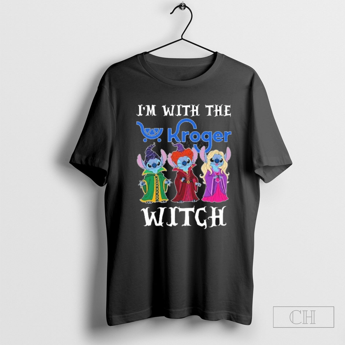 Stitch X Sanderson Sisters Im With The Lowes Logo Witch Halloween Shirt Tee Hoodie