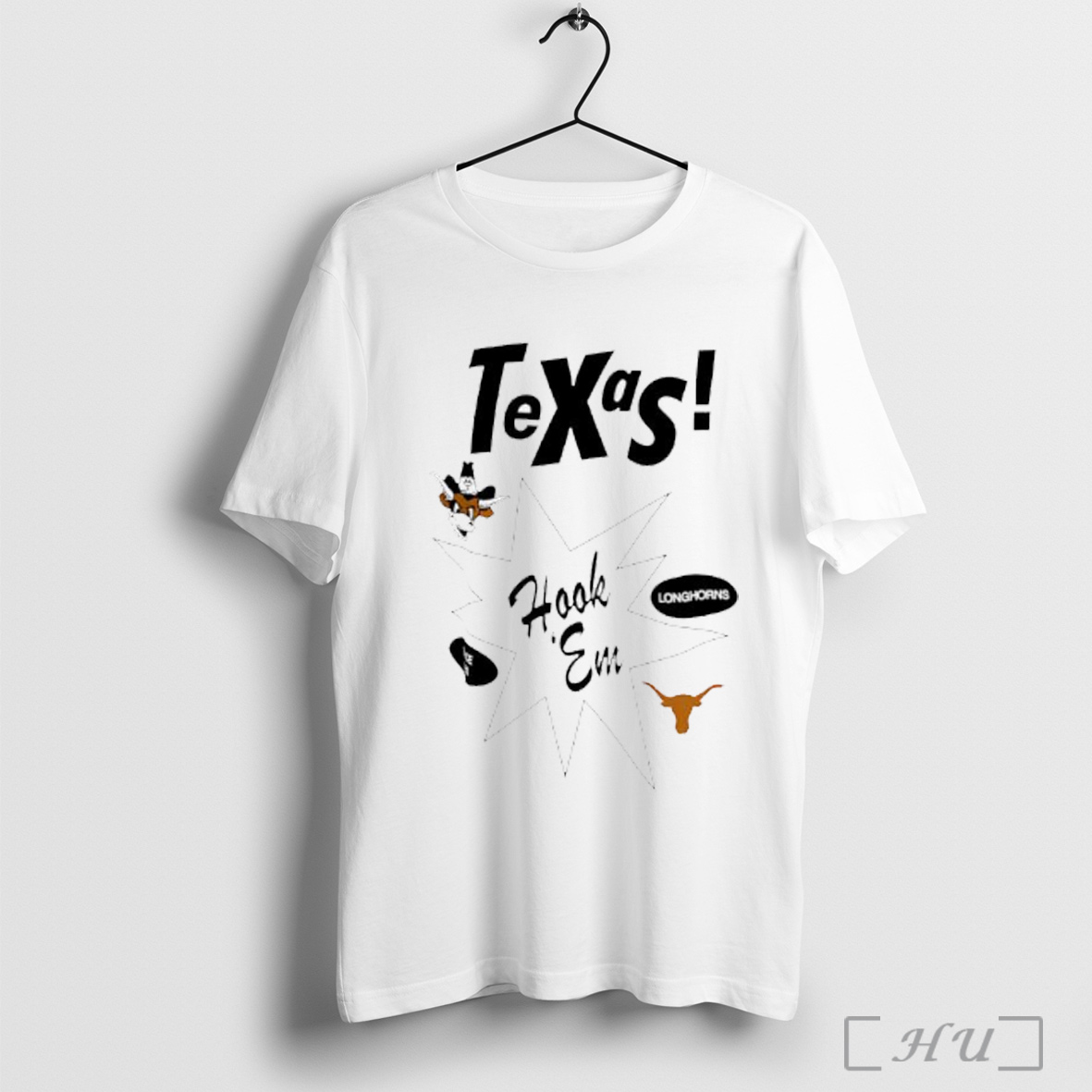 Texas Longhorns Football Hookem T Shirt Sweatshirt