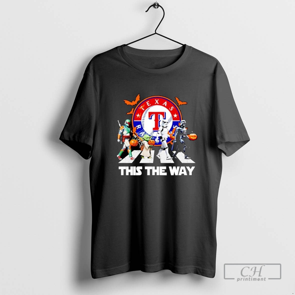 Texas Rangers Star Wars This The Way Halloween T Shirt Sweater