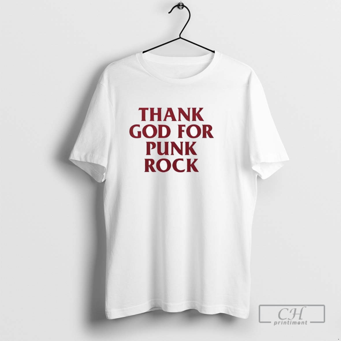 Thank God For Punk Rock Ladies T Shirt