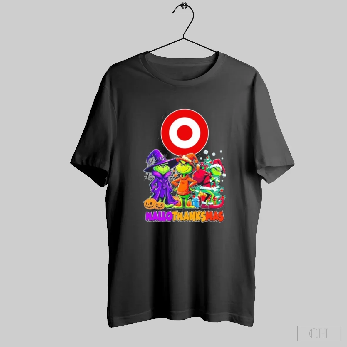 The Grinch Target Logo Hallothanksmas Shirt Tee Hoodie
