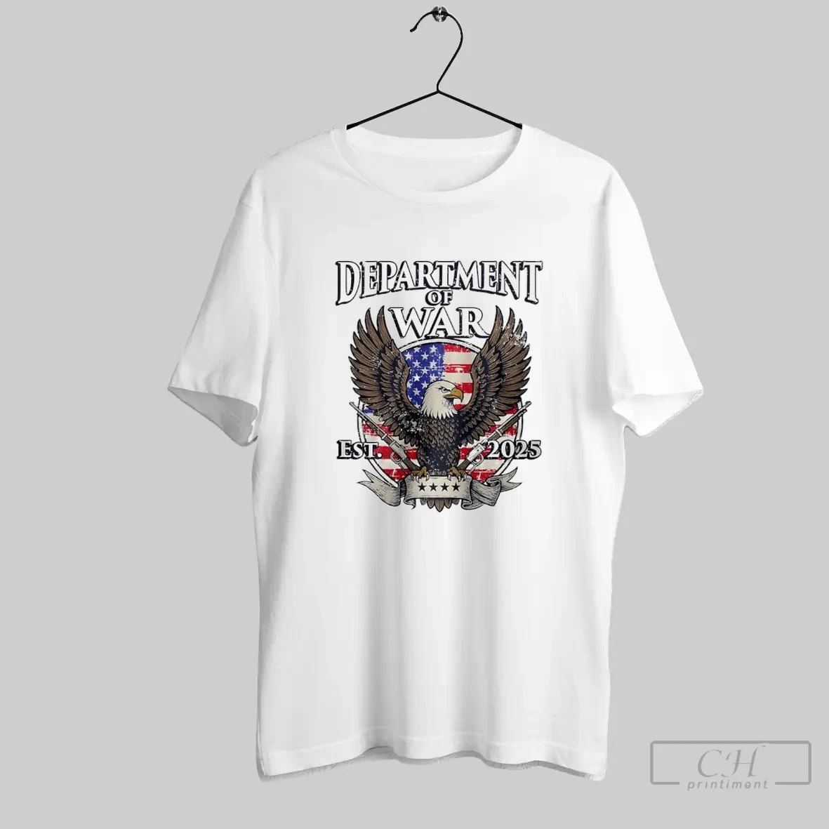 The Return Of The Department Of War Est 2025 Bald Eagle Flag T Shirt Shirt