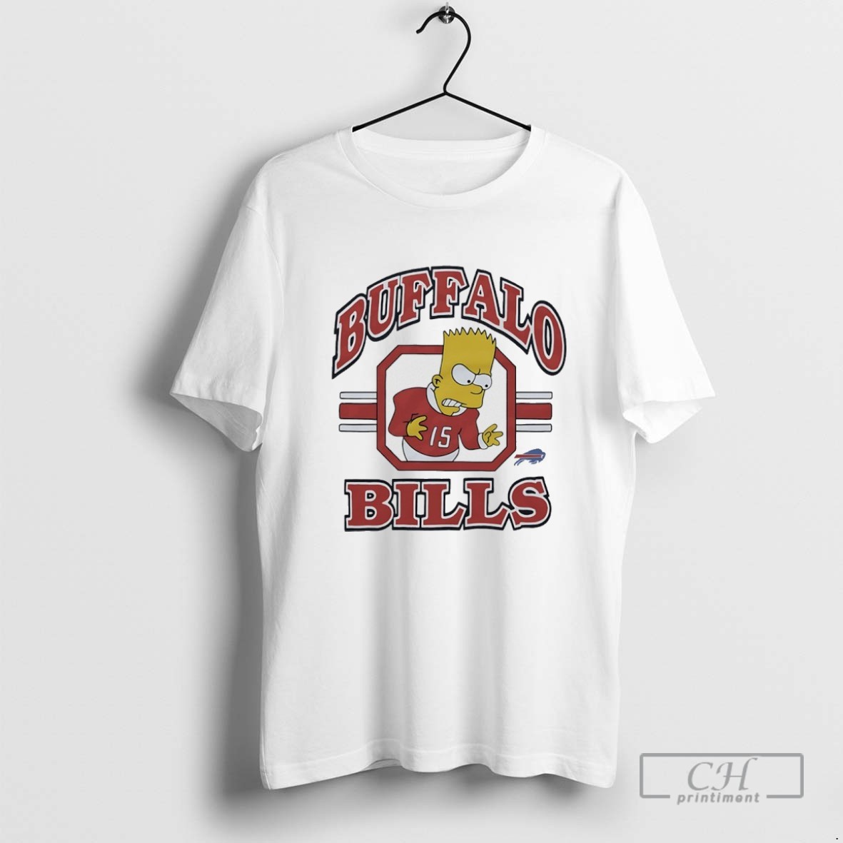 The Simpsons Bart X Buffalo Bills Nfl 2025 T Shirt