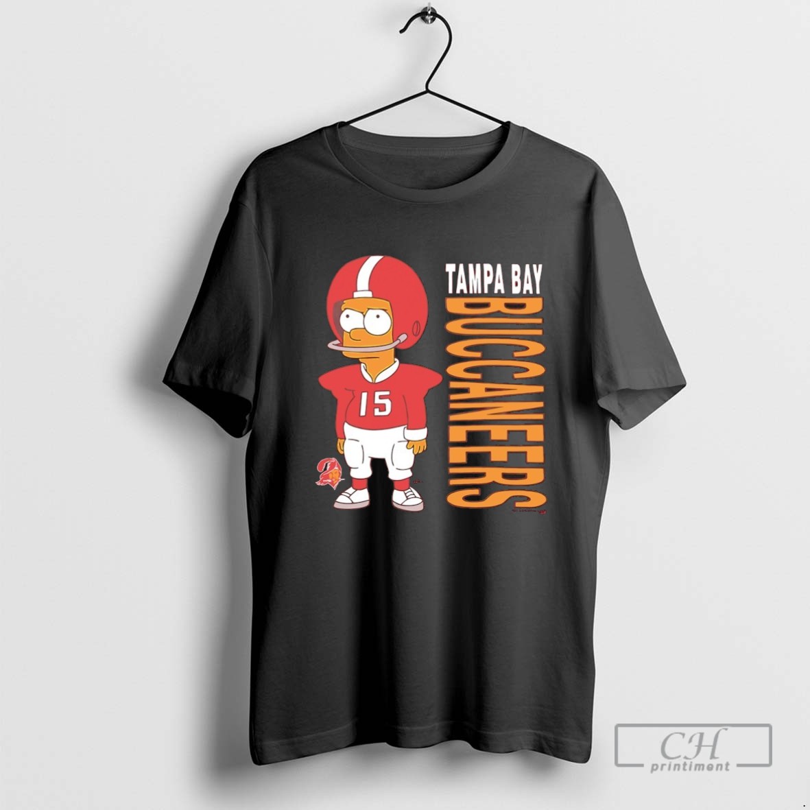 The Simpsons Bart X Tampa Bay Buccaneers Nfl 2025 T Shirt