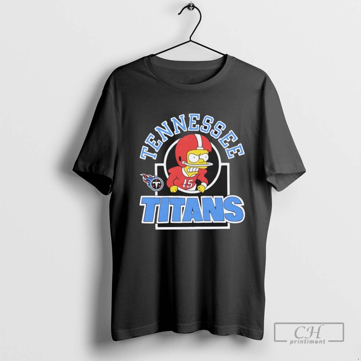 The Simpsons Bart X Tennessee Titans Nfl 2025 T Shirt