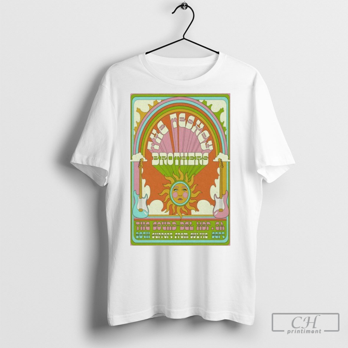 The Teskey Brothers September 28 2025 The Sound At Del Mar Del Mar Ca Sun Tee Shirts