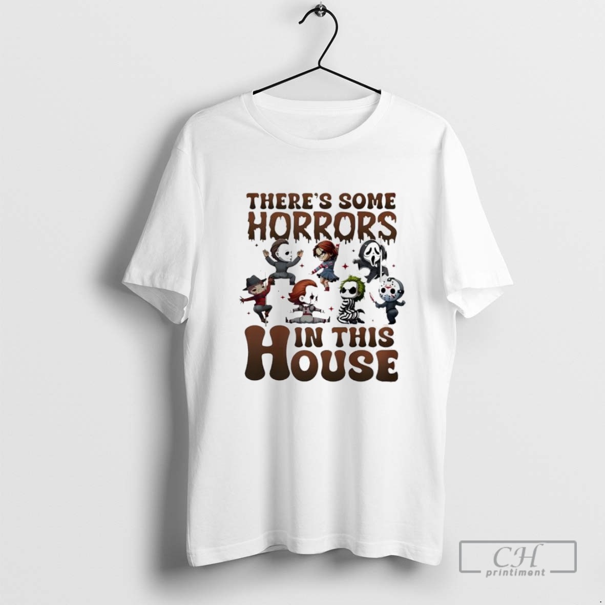 Theres Some Horros In This House Halloween T Shirt