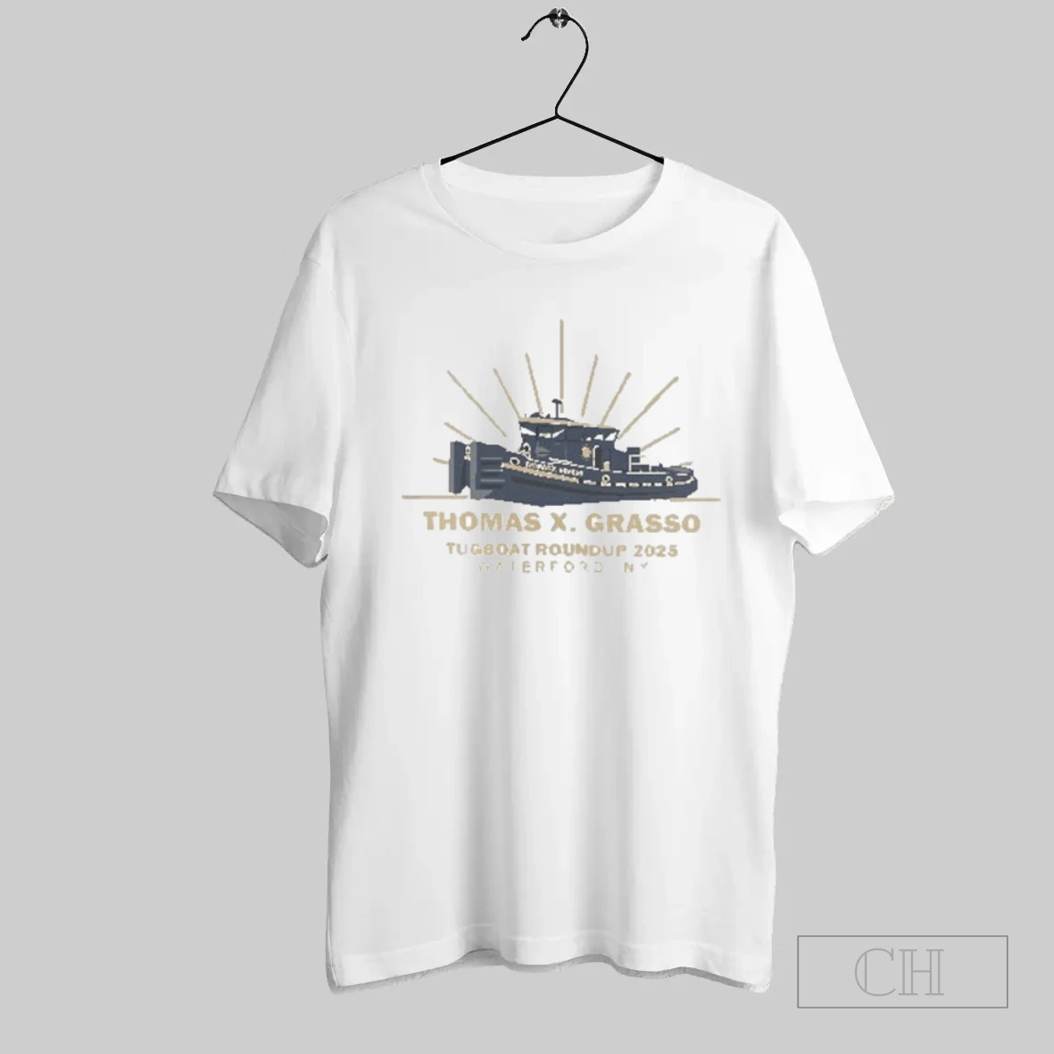 Thomas X Grasso Tugboat Roundup 2025 Waterford Ny T Shirt