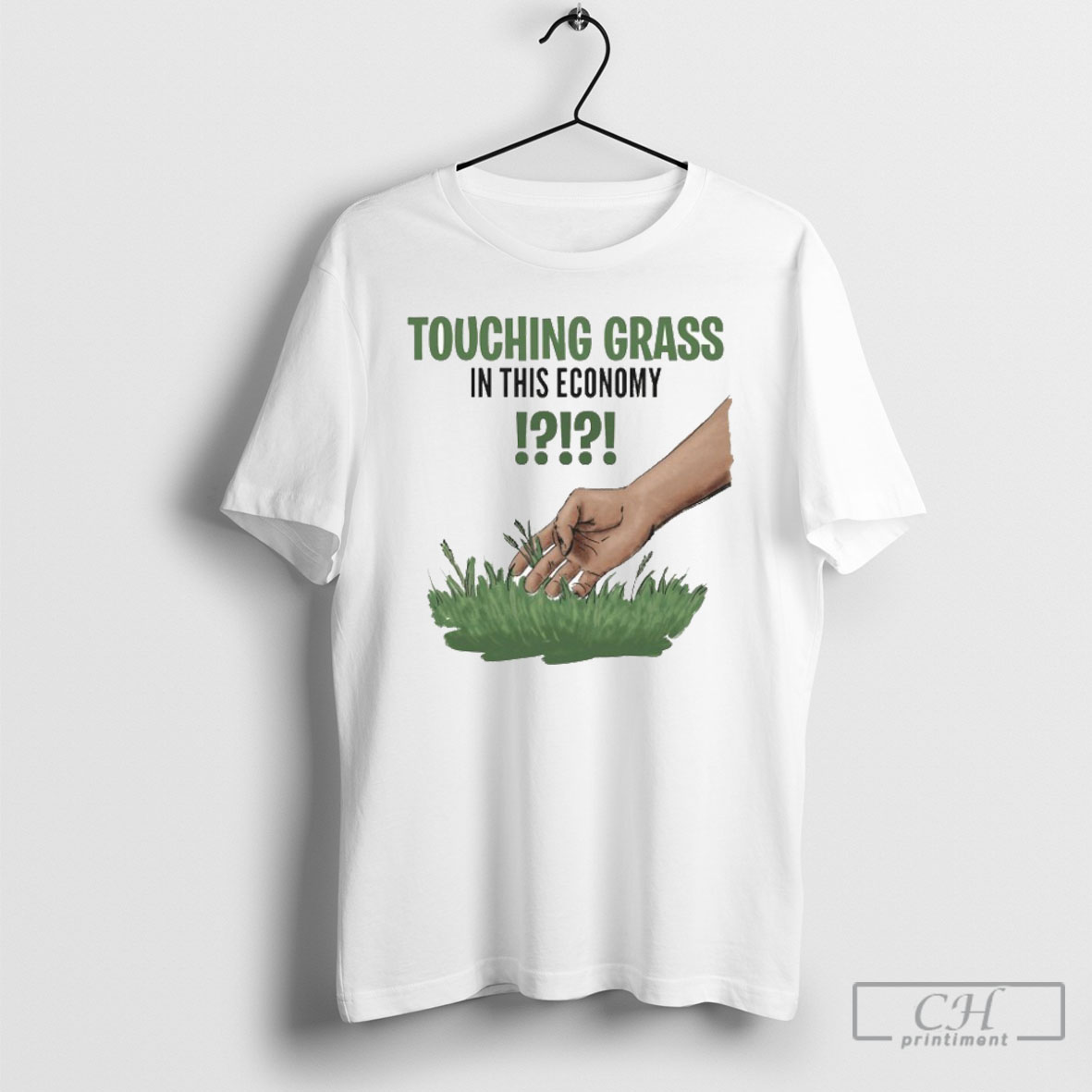 Touching Grass In This Economy Hands Shirt
