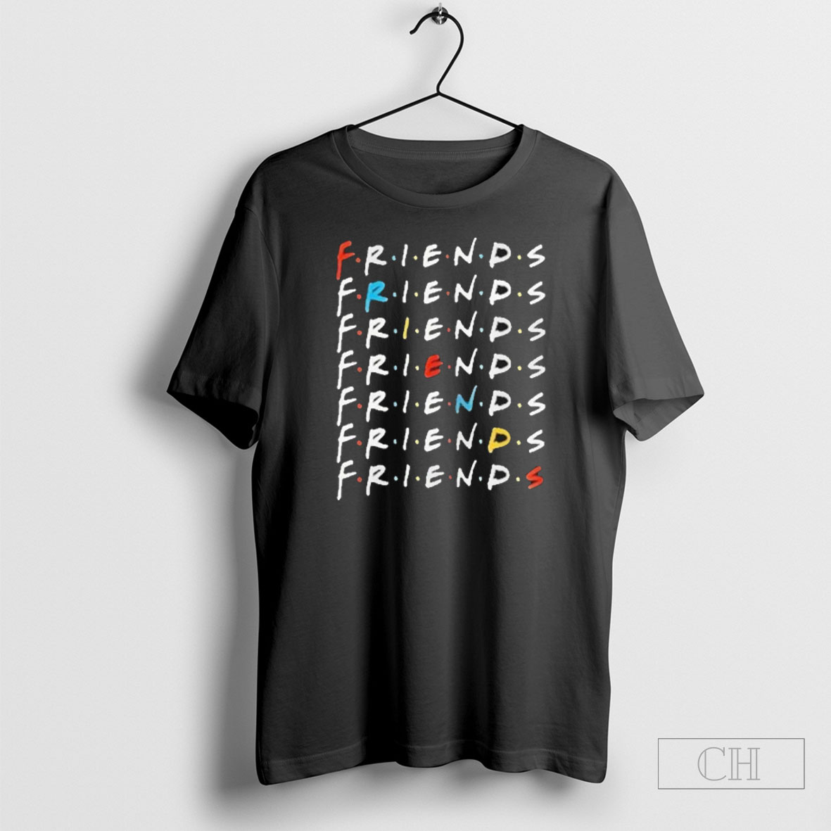 Travis Kelce Wearing Friends The Television Series T Shirt Tee Shirt