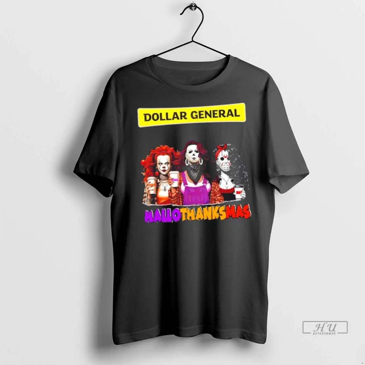 Trending Girls Cosplay Halloween X Dollar General Happy Hallothanksmas T Shirt Sweatshirt