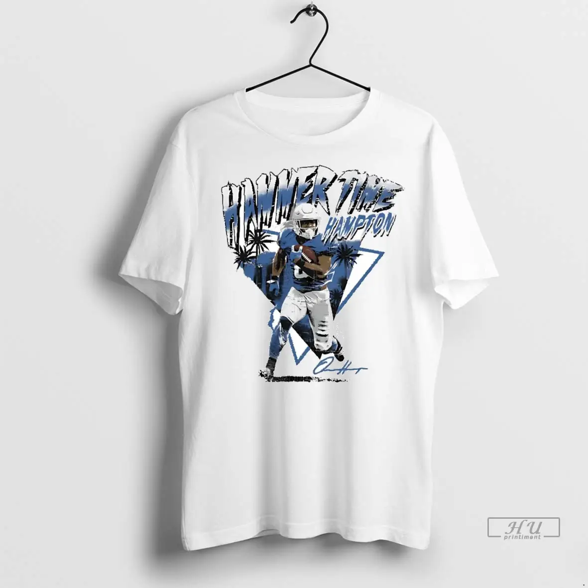 Trending Omarion Hampton Hammer Signature Los Angeles Chargers T Shirt Sweatshirt