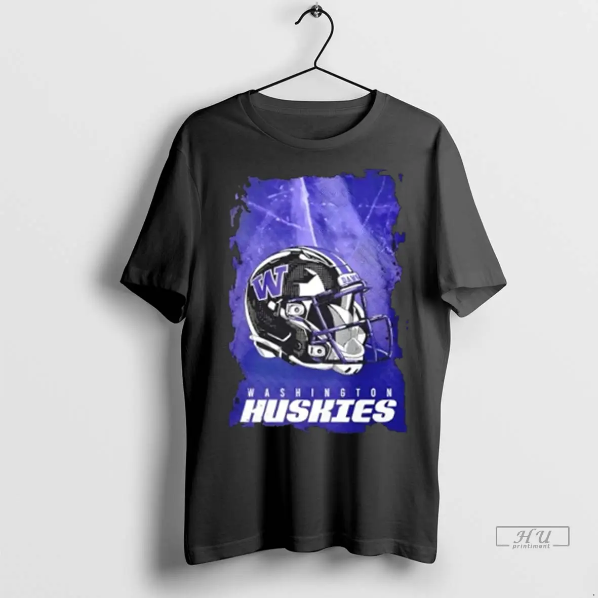 Trending Washington Huskies Football Helmet Graphic T Shirt Sweatshirt