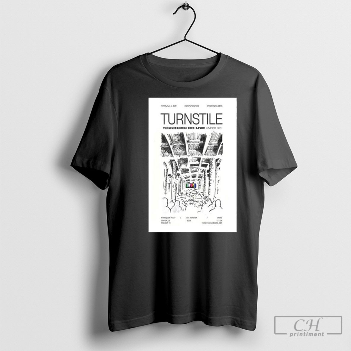 Turnstile Denver Co September 30 2025 Concert T Shirt