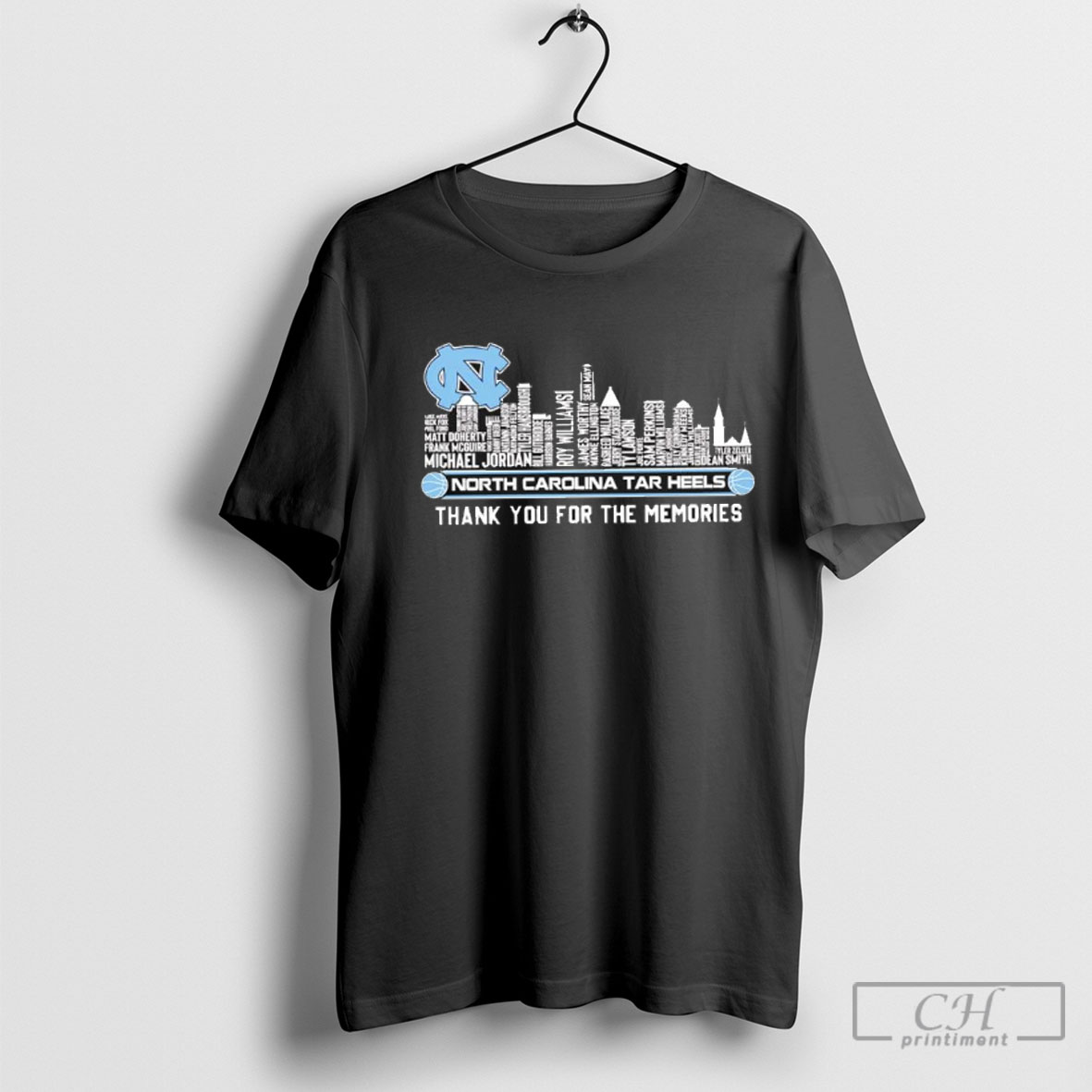 Unc North Carolina Tar Heels Logo Program Thank You For The Memories Shirt Sweater