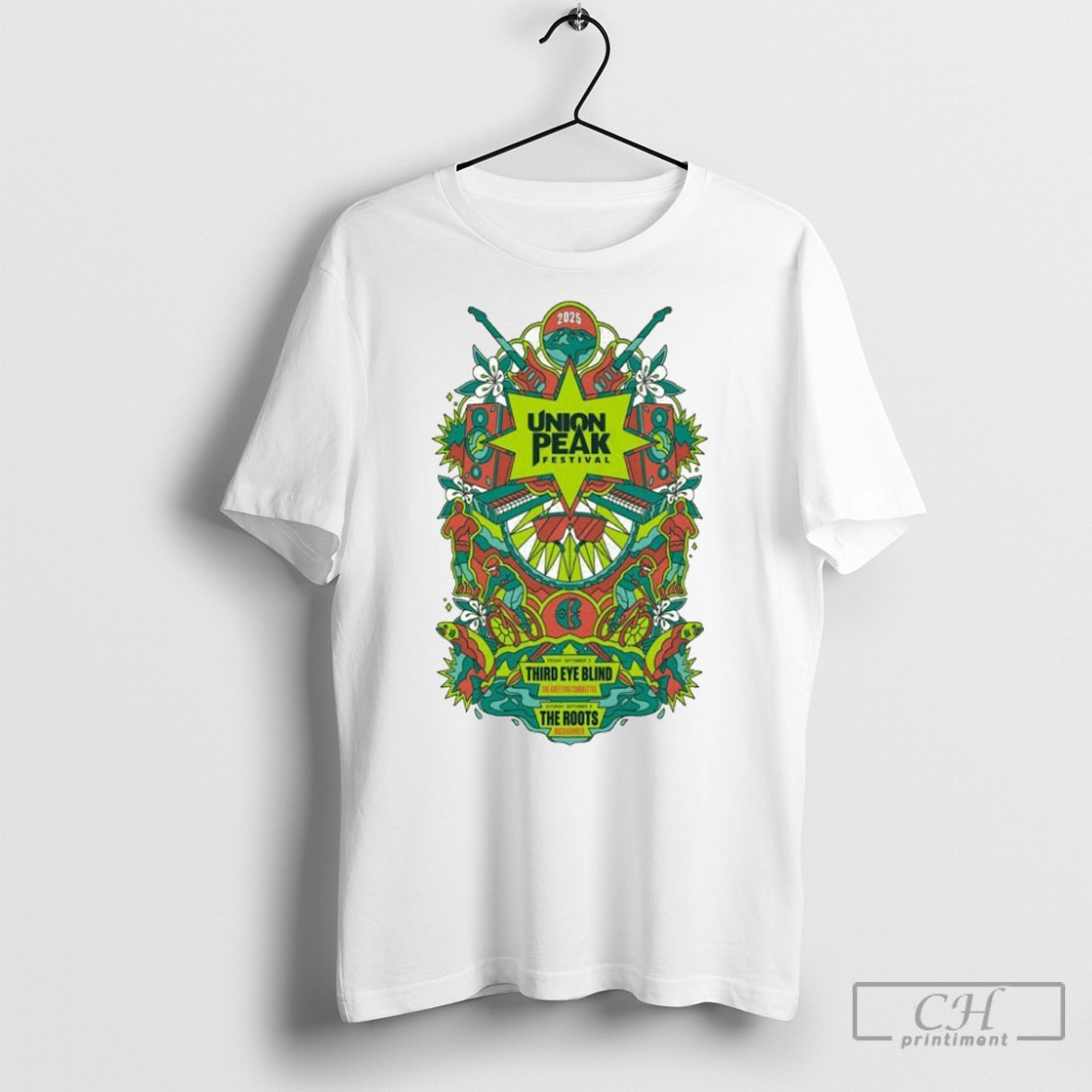 Union Peak Festival Third Eye Blind The Roots 2025 Shirt