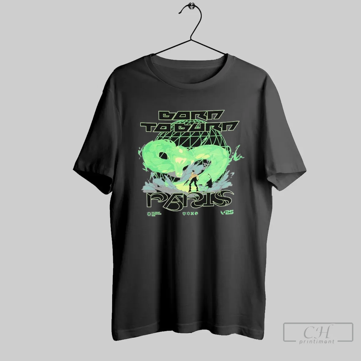 Valorant Champions Tour 2025 Born To Burn Riot Games T Shirt Shirt