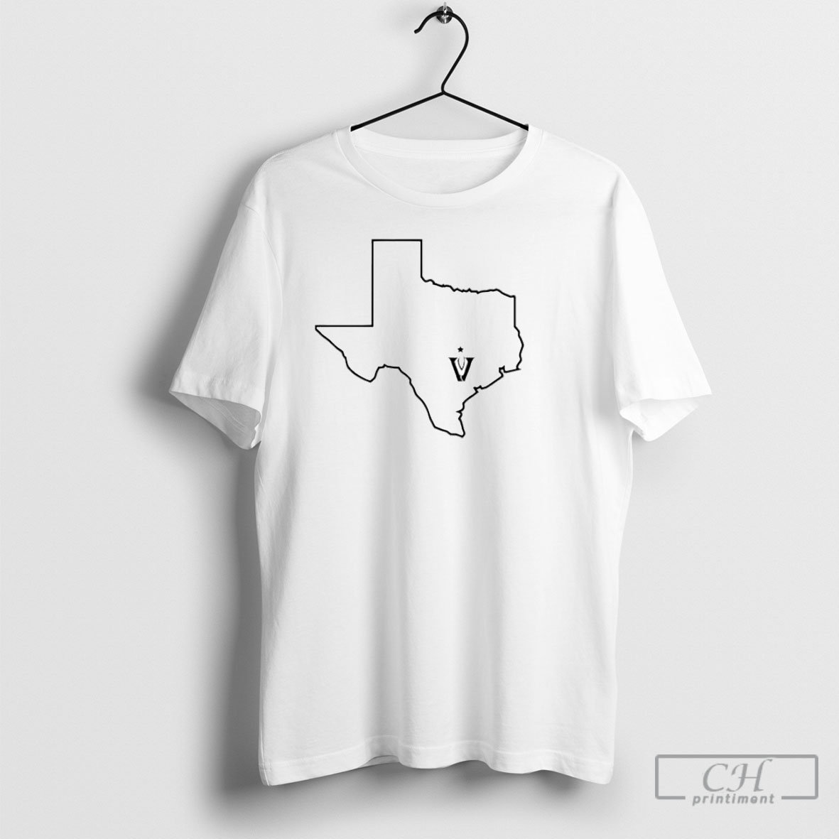 Vandegrift Vipers Texas Outline Map Graphic Shirt Tee Hoodie