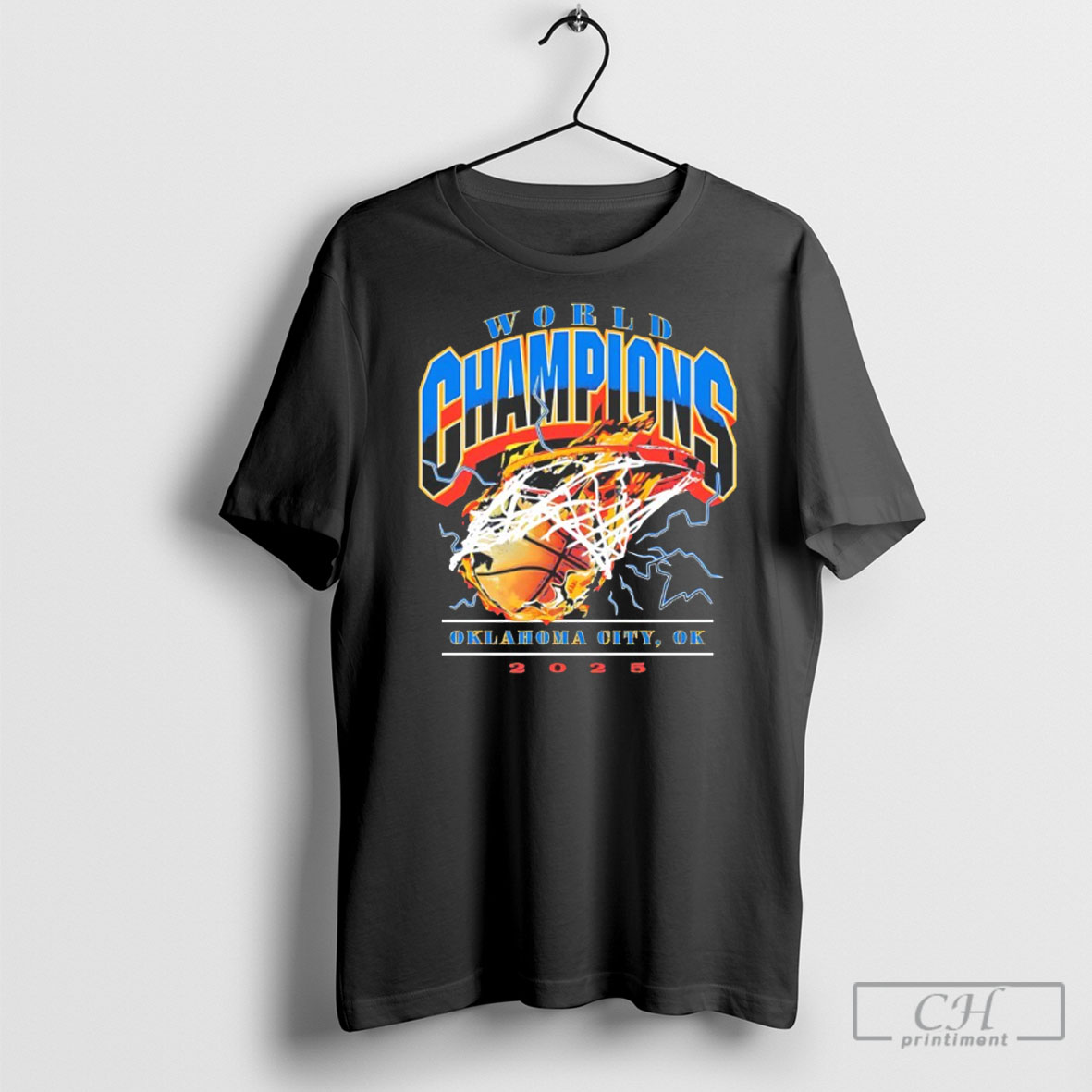 World Champions 2025 Oklahoma City Thunder Shirts