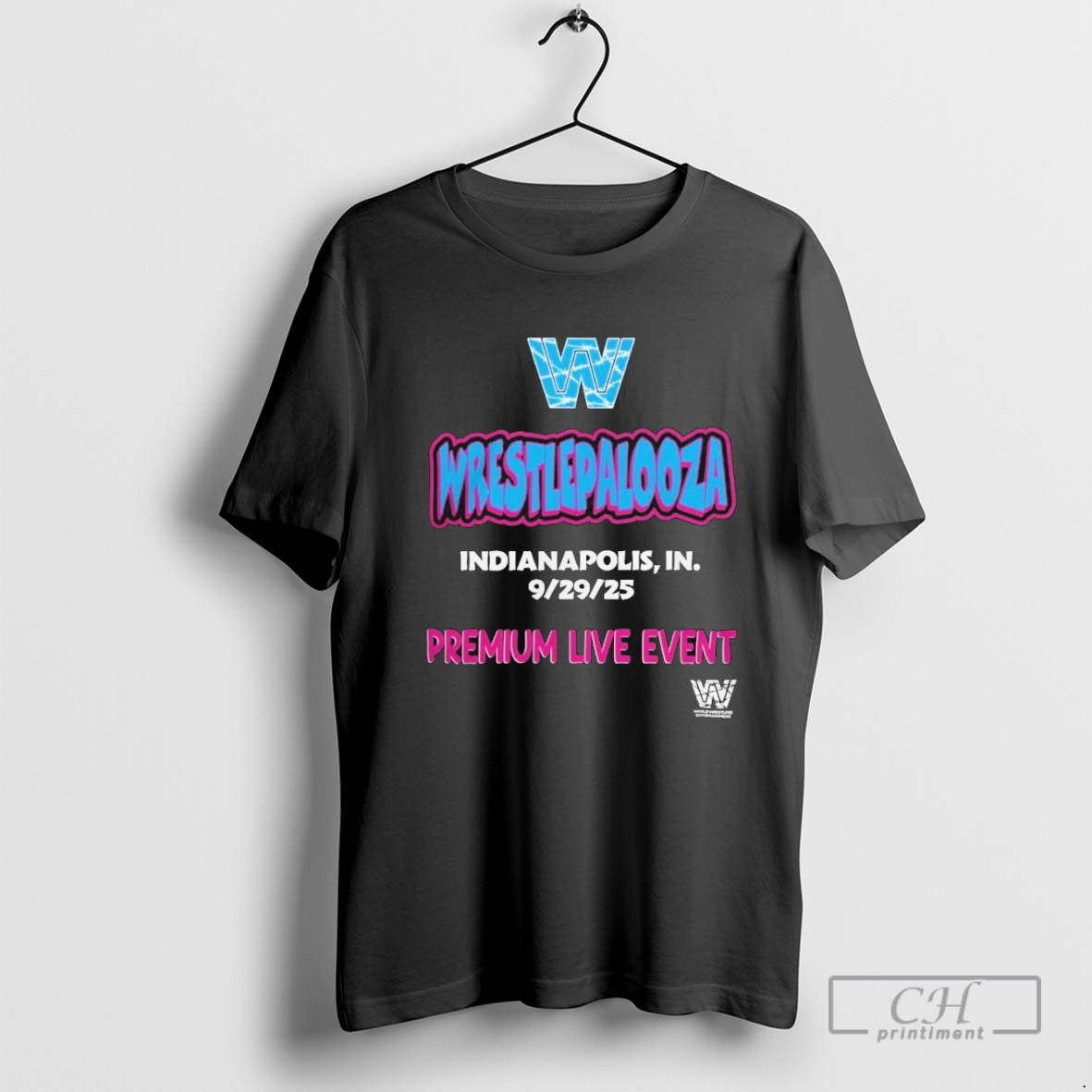 Wrestlepalooza 2025 Wwe Retro Premium Live Event Indianapolis T Shirt