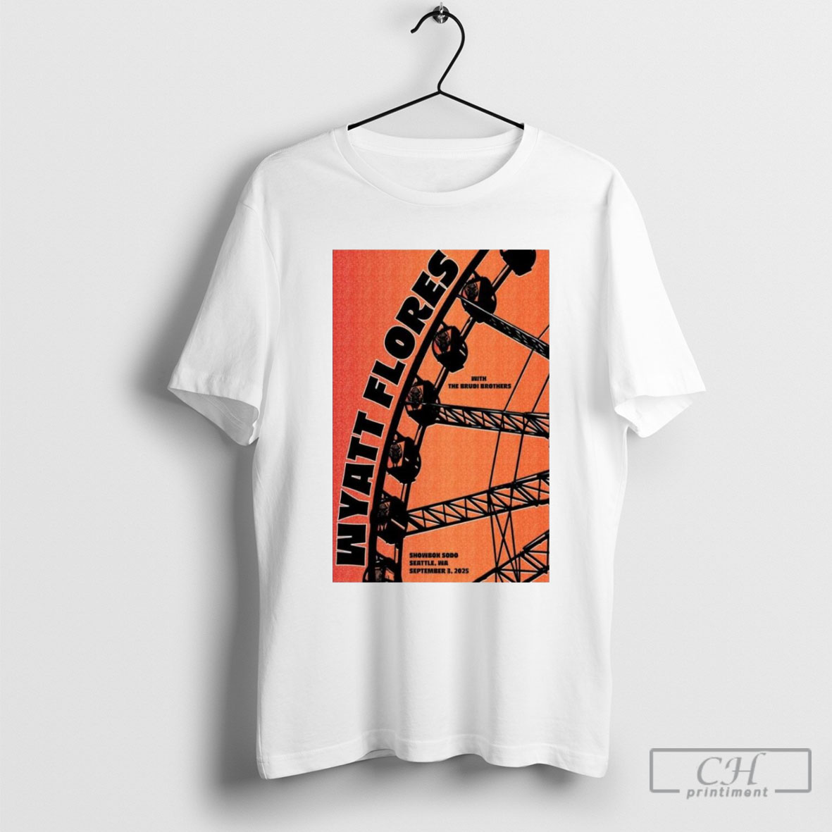 Wyatt Flores Seattle Wa September 3 2025 Concert Tee Shirts