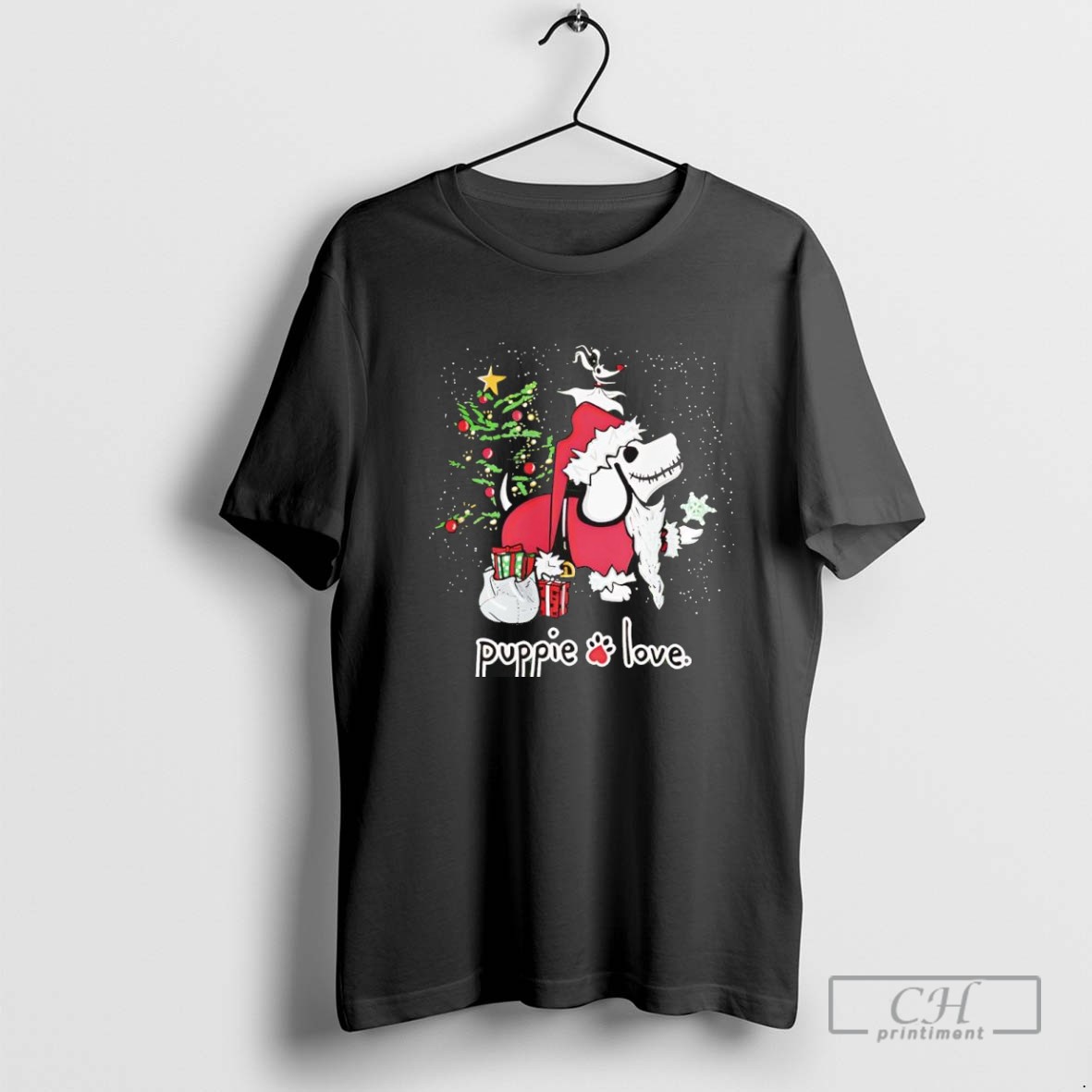 Zero Pet Of Jack Skellington Christmas Skeleton Puppie Love Dog T Shirt