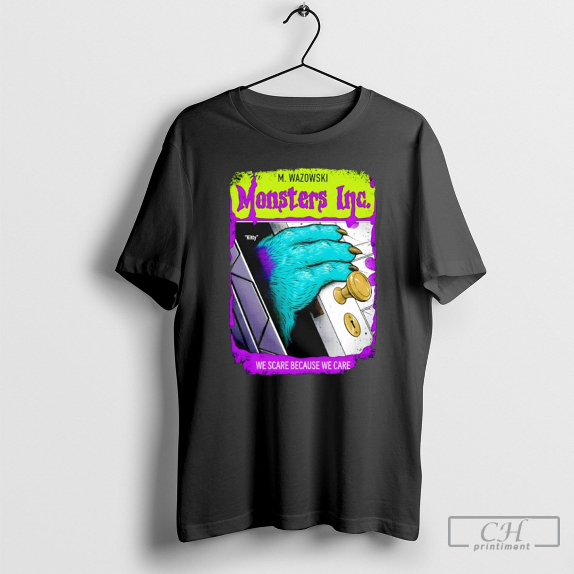 M Wazowski Monsters Inc We Scare Because We Care Shirt Sweater