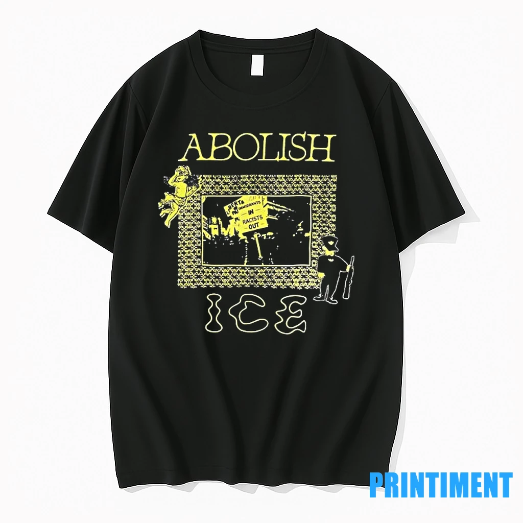 Abolish Ice Immigrants In Racists Out Tshirts Sweater Hoodie