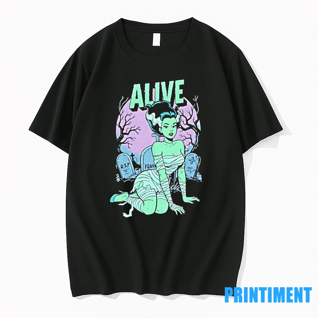 Alive Bride Of Frankenstein Halloween Tshirts Sweater Hoodie