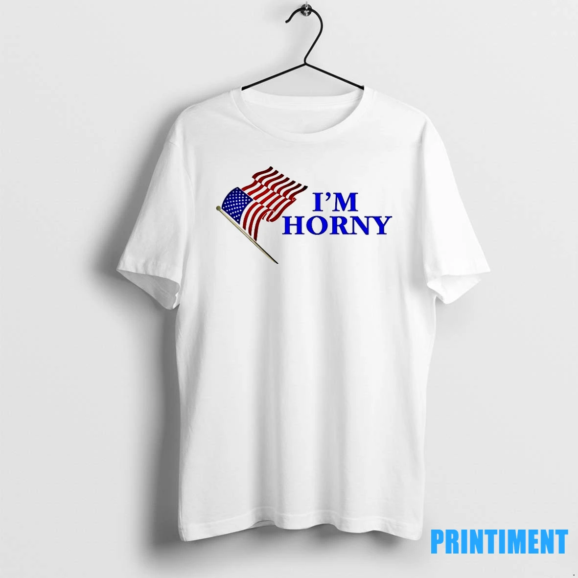 American Flag Im Horny Tshirts Sweater Hoodie
