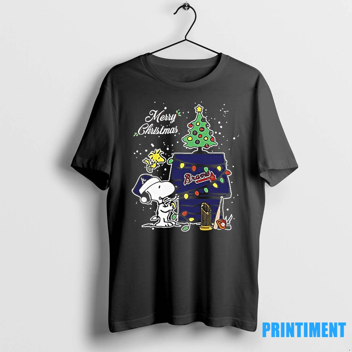 Atlanta Braves Merry Christmas With Snoopy Baby Tshirts Sweater Hoodie
