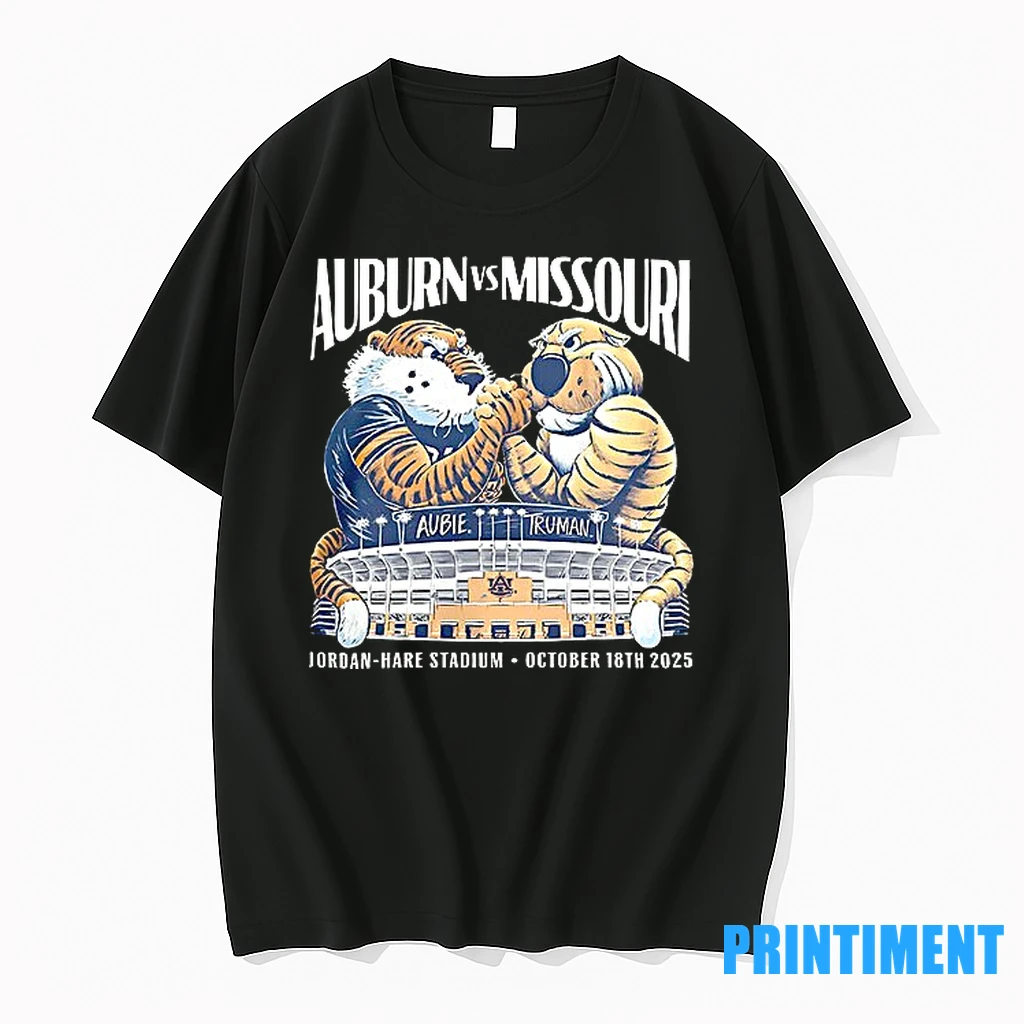 Auburn Vs Missouri Tigers Mascot Rivalry Football Game Day 2025 Tshirts Sweater Hoodie