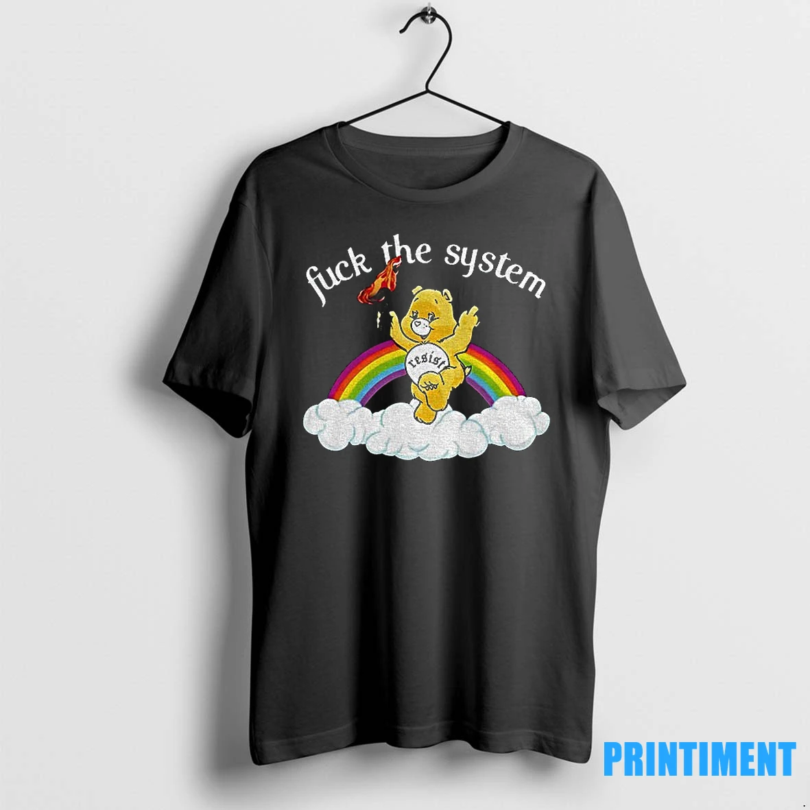 Bear Resist Fuck The System Rainbow Lgbt Pride Month Tshirts Sweater Hoodie