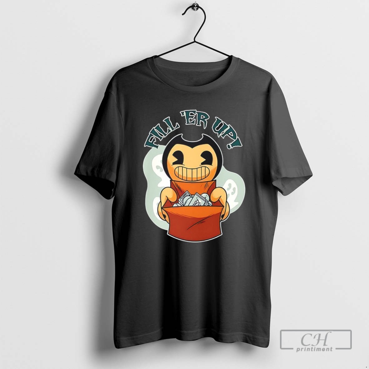 Bendy And The Fill Er Up Halloween T Shirts