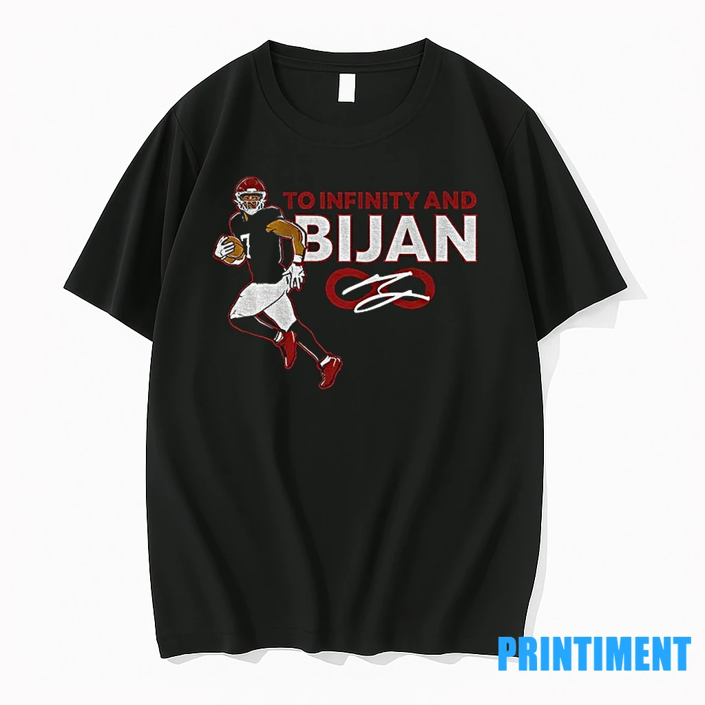 Bijan Robinson Atlanta Falcons Nfl Football To Infinity And Bijan Signature Tshirts Sweater Hoodie