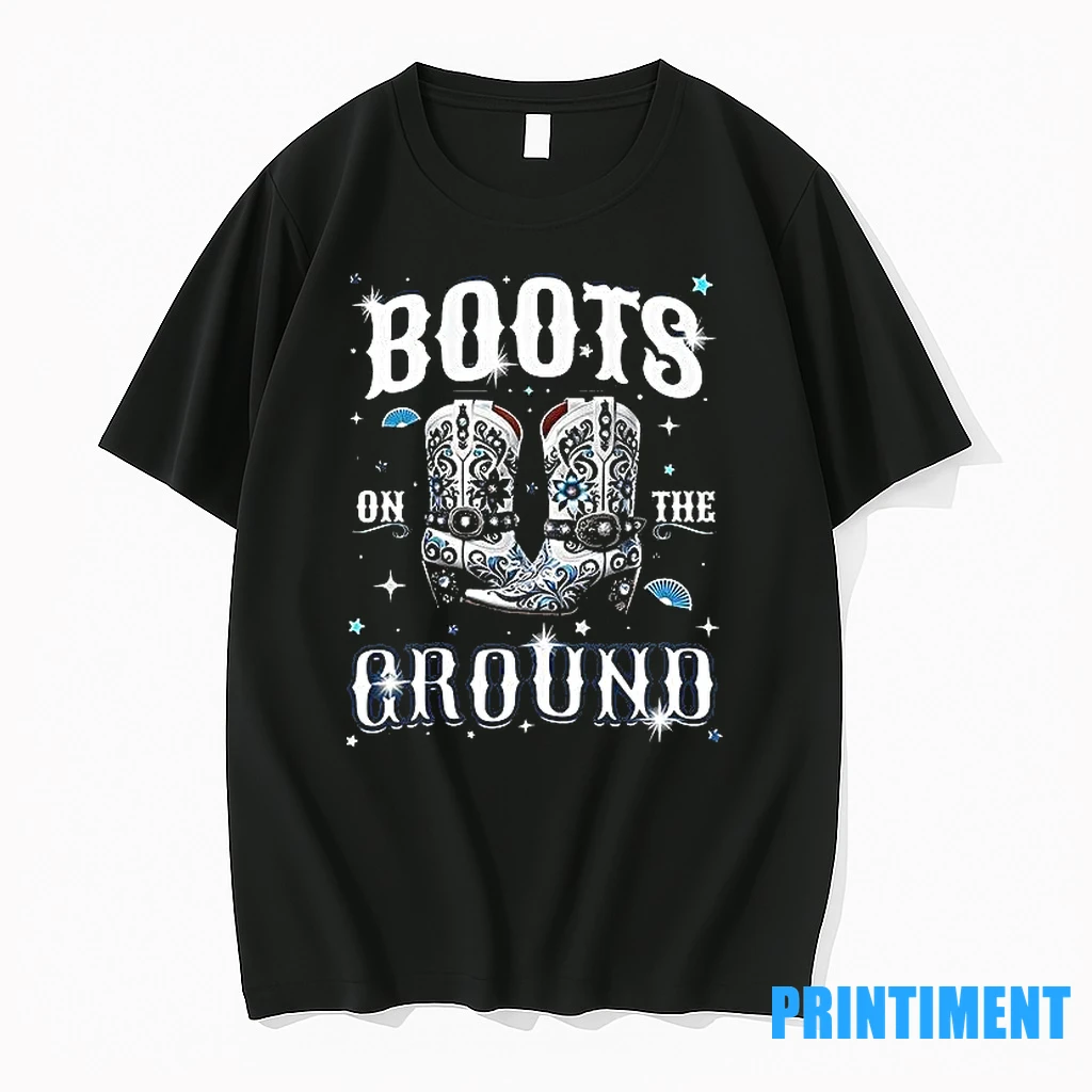 Boots On The Ground Cowgirl Style Tshirts Sweater Hoodie