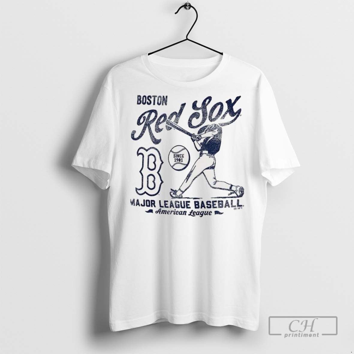 Boston Red Sox Mlb Since 1901 Regional Batter Foundation T Shirts