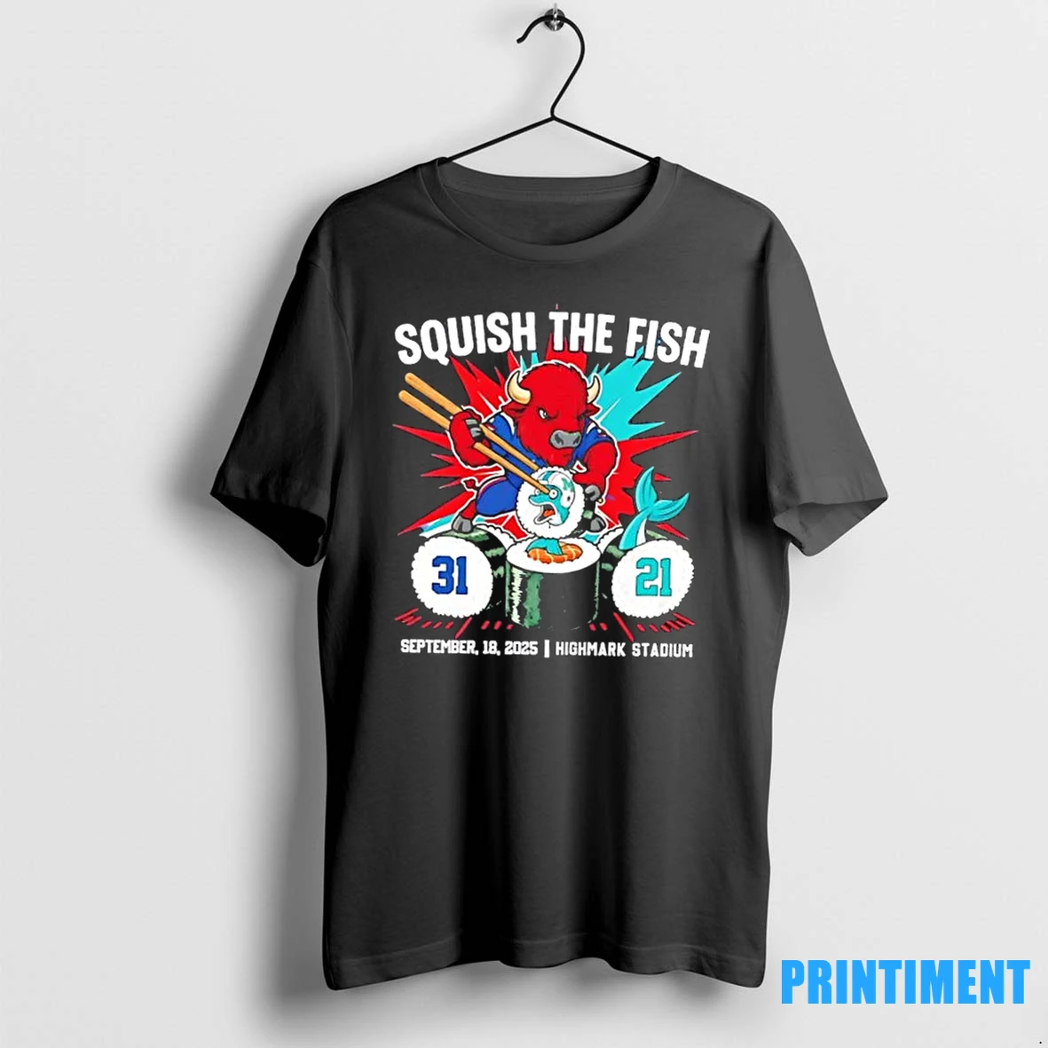 Buffalo Bills Squish The Fish Miami Dolphins Highmark Stadium Tshirts Sweater Hoodie