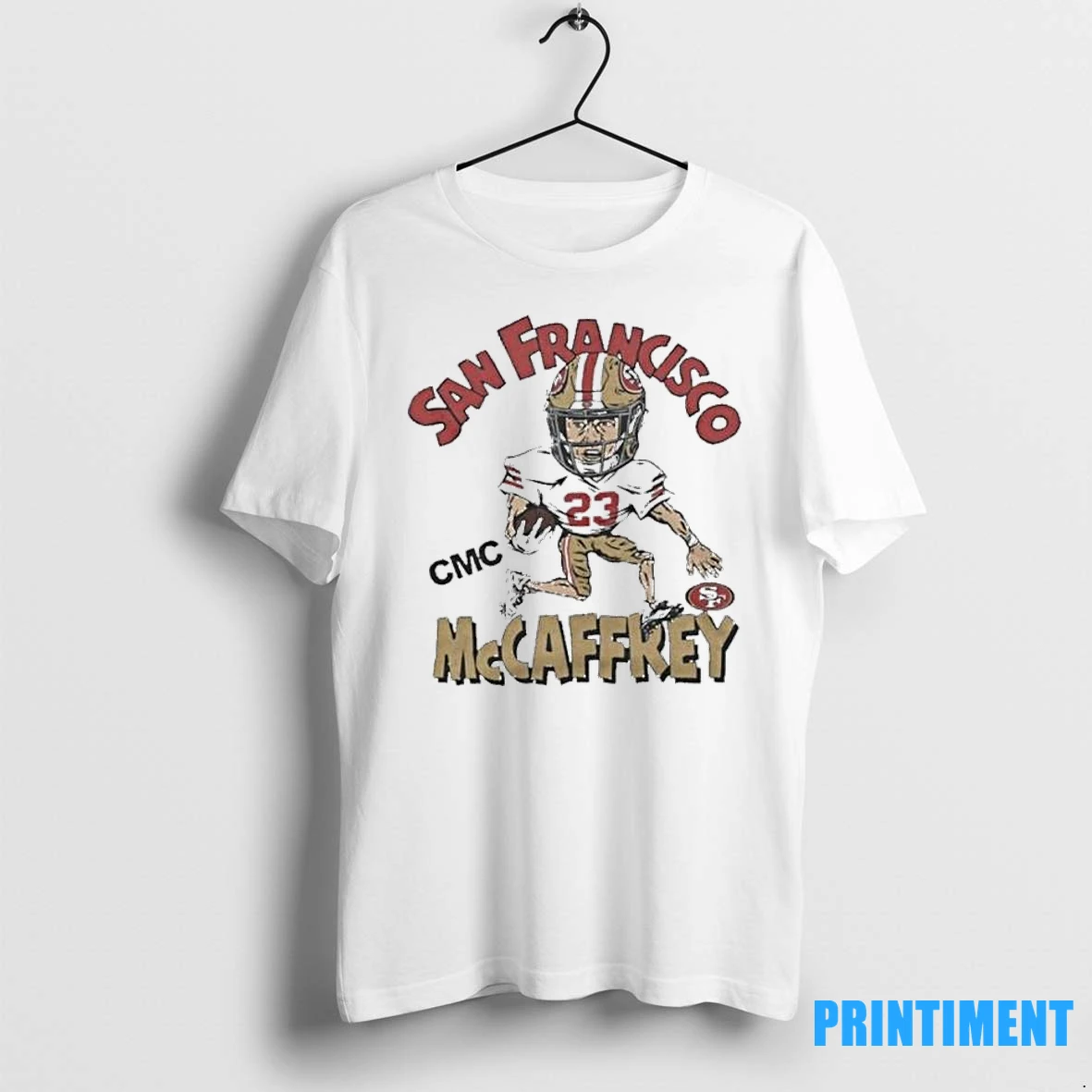 Cmc San Francisco 49ers Christian Mccaffrey Caricature Tshirts Sweater Hoodie