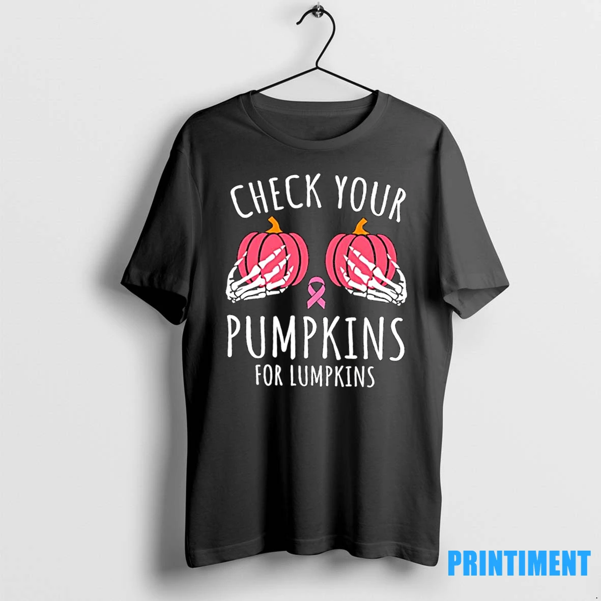 Check Your Pumpkins For Lumpkins Breast Cancer Awareness In October Tshirts Sweater Hoodie