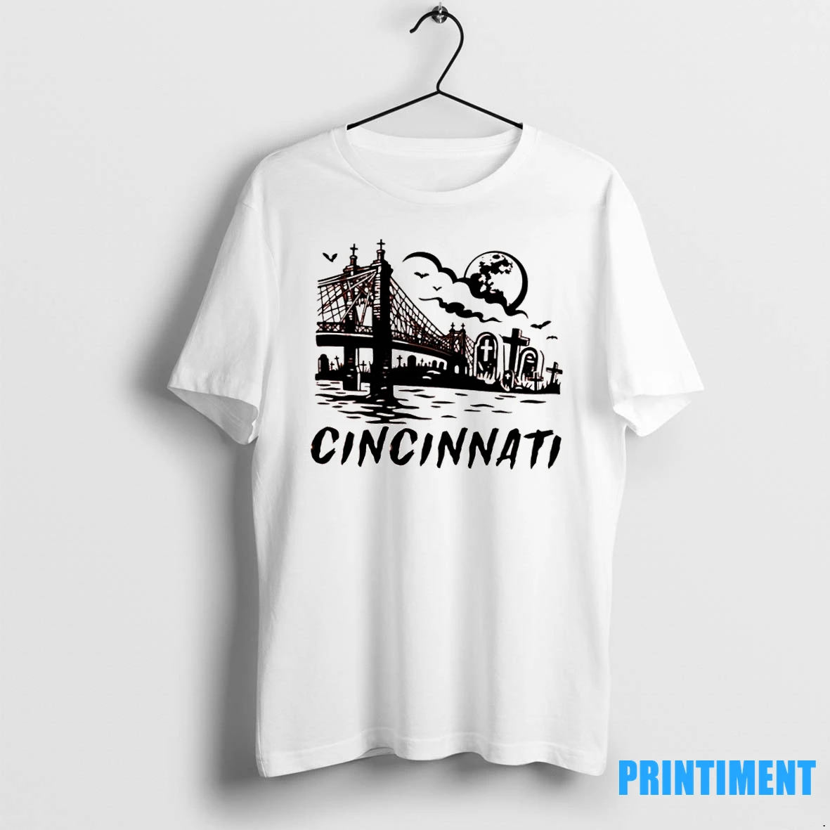 Cincinnati Downtown Spooky Halloween Tshirts Sweater Hoodie