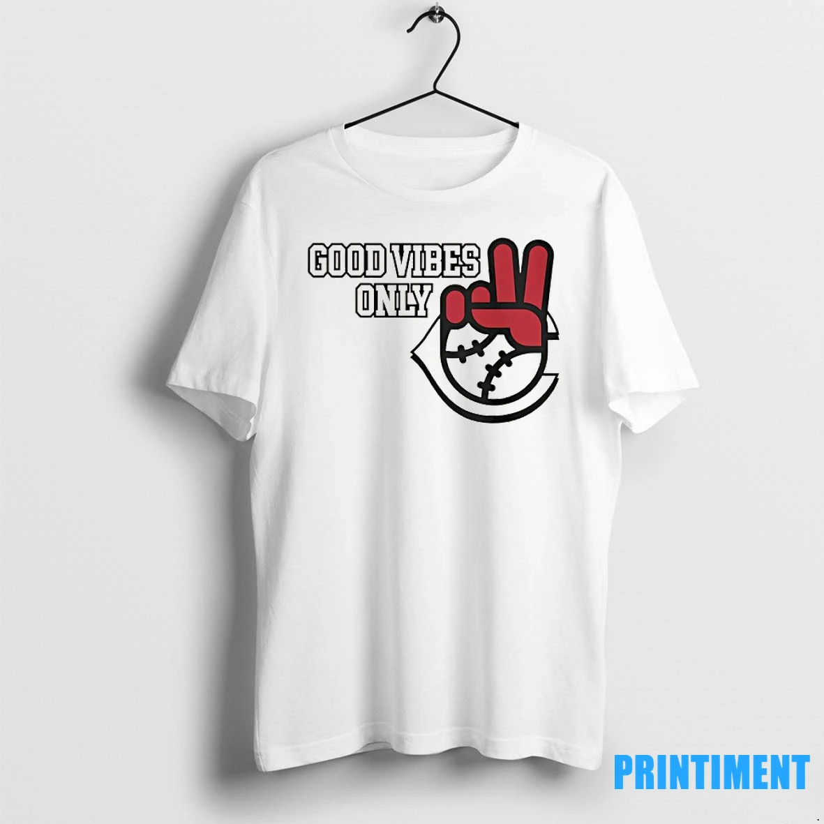 Cincinnati Reds Good Vibes Only Peace Hand Tshirts Sweater Hoodie