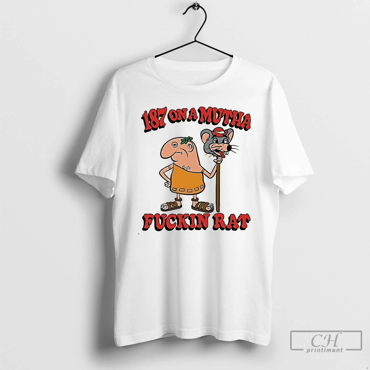 Classic 187 On A Mutha Fuckin Rat T Shirts Hoodie