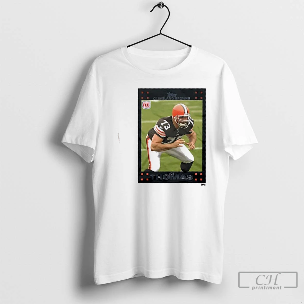 Classic 2007 Topps Joe Thomas Cleveland Browns Football T Shirts Hoodie
